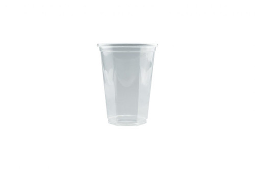 425ml Hexagonal Clear Beer Cup 425ml, Pack of 40