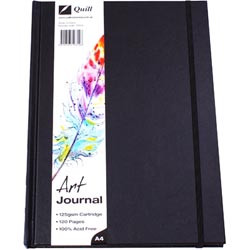 QUILL HARD COVER ART JOURNAL A4 60 Leaf 125gsm