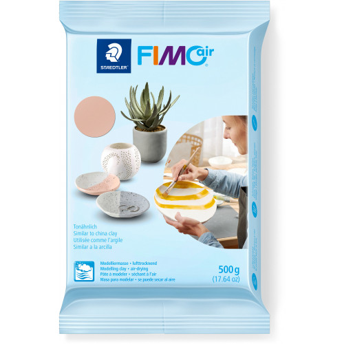 Staedtler 8100 FIMOair Drying Basic Modelling Clay 500g - Flesh