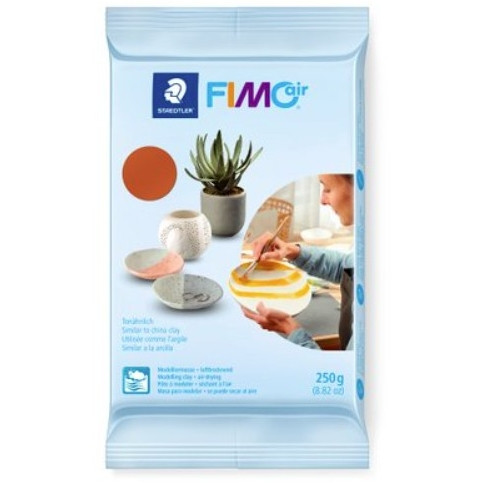 Staedtler 8103 FIMOair Air-Drying Modelling Clay 250g - Terracotta