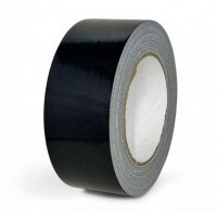 K140 Economy (Polyethylene coated) Cloth Tape Black 48mm x 25m