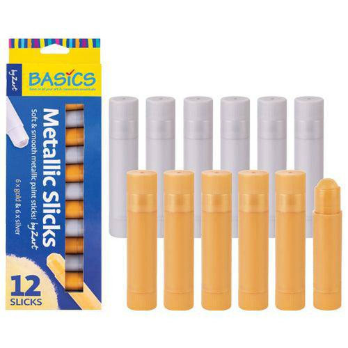 Slicks by Zart Metallic Pack of 12