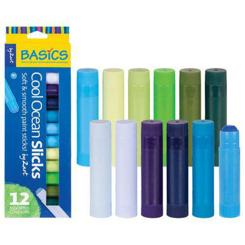 Slicks By Zart Cool Ocean Set of 12