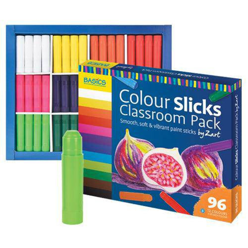 Slicks by Zart Colour Classpack Pack of 96
