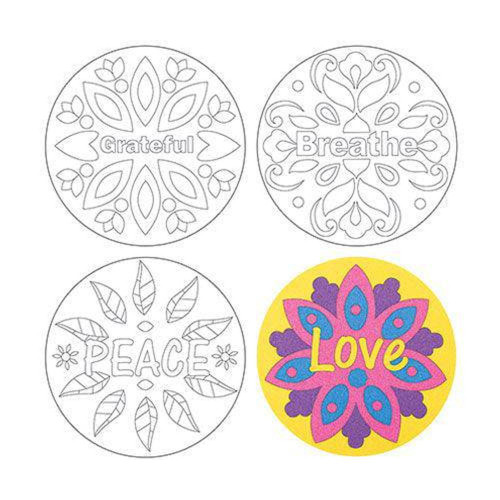 Sand Art Sheets Pack of 20 - Wellbeing Mandala