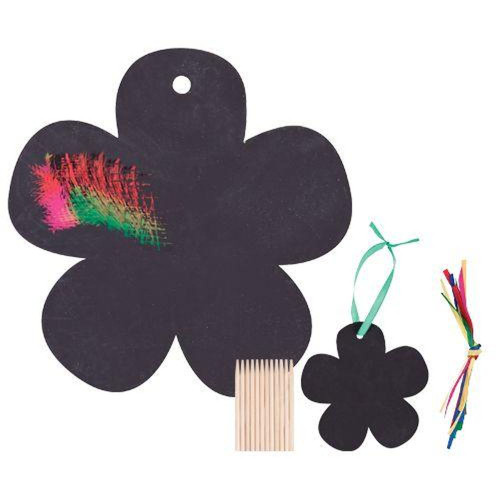 Scratch Flowers Pack of 12