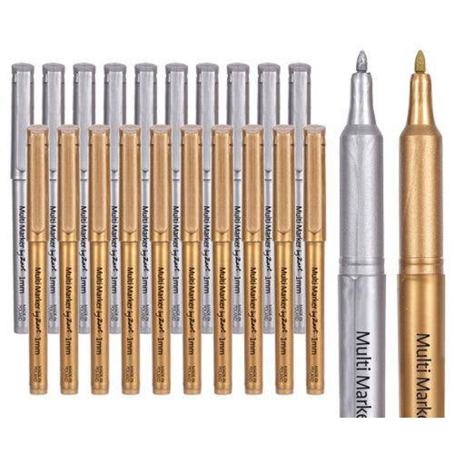 Zart Multi Markers Gold and Silver Pack of 20