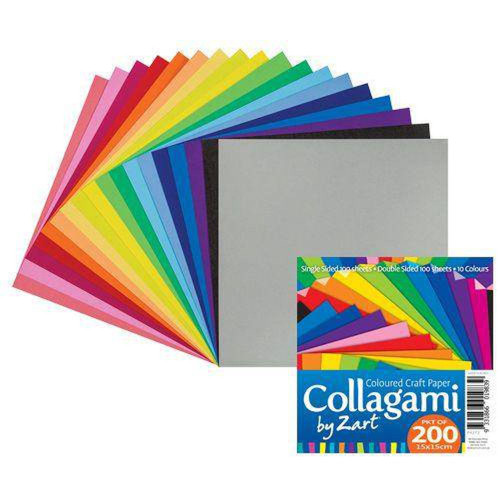 Collagami Craft Paper Pack of 200