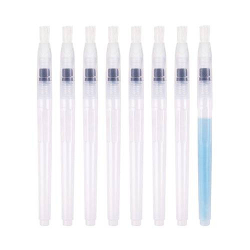 Water Brush Refillable Flat Pack of 8