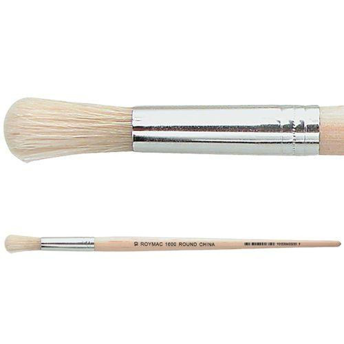 Hog Hair Round Bristle Brushes Pack of 12 - #10