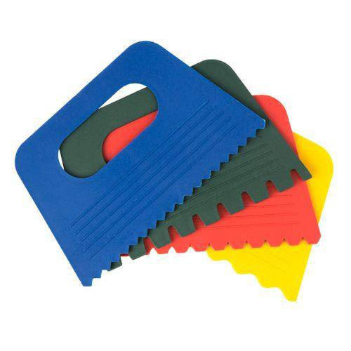 Paint Pattern Scrapers Pack of 4