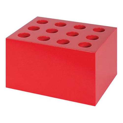 ColourSorts Classroom Organisers by Zart: Scissor & Brush Storage Block - Red