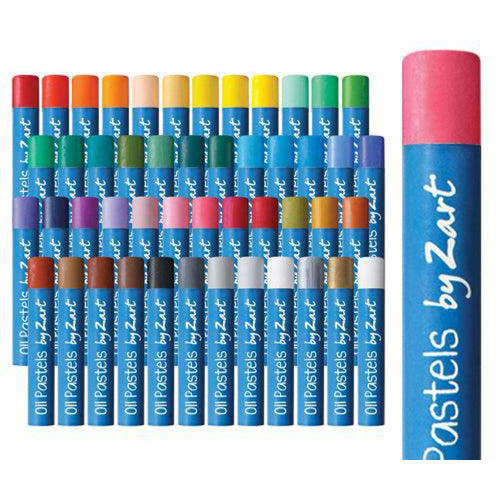 Zart Basics Large Oil Pastels - 48