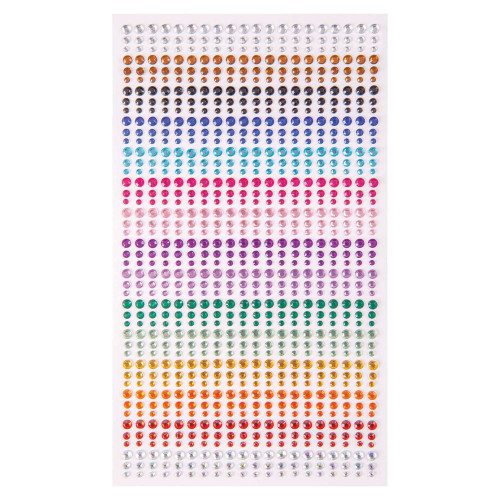 Adhesive Gem stones Pack of 900