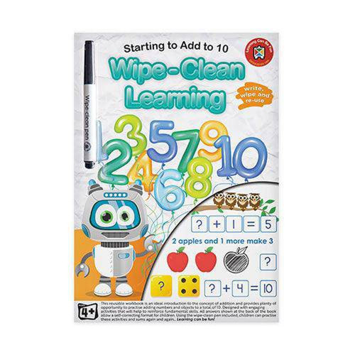 Wipe-Clean Learning - Starting To Add To 10