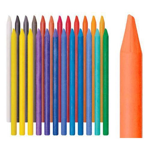 Zart Woodless Soft Pastel Pencils Pack of 24