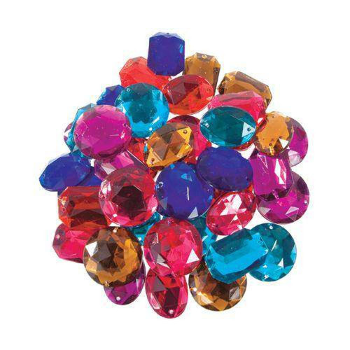 Giant Jewels Sew On Assorted Pack of 40