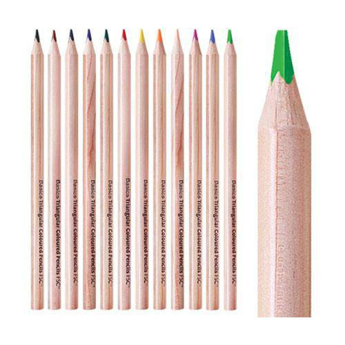 Zart Basics Triangular Coloured Pencils - 288