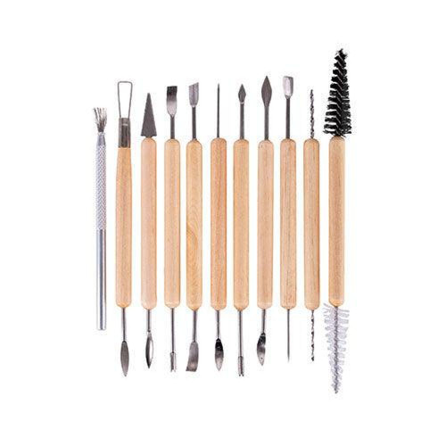 Clay Modelling Clean Up Tool Kit Pack of 11