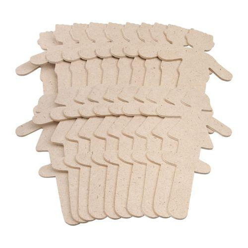 Fibreboard Figures Pack of 30