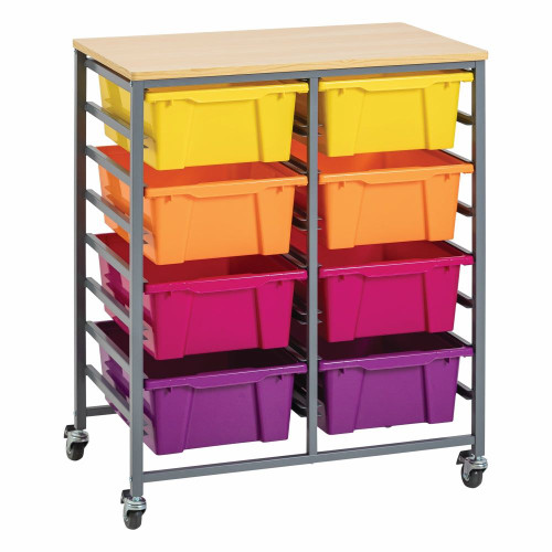 Double Tote Tray Trolley Kits - Double Kit - Sunrise