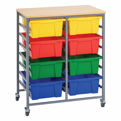 Double Tote Tray Trolley Kits - Double Kit - Primary