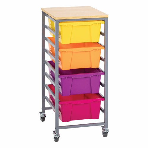 Single Tote Tray Trolley Kits - Single Kit - Sunrise