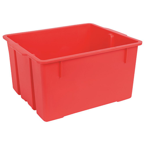 Heavy-Duty Storage Bin - Red