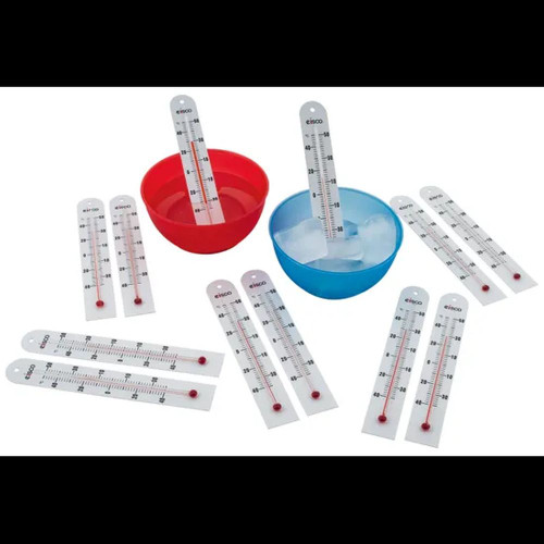 Plastic Thermometers -40 to +50 Â°C - Pack of 12