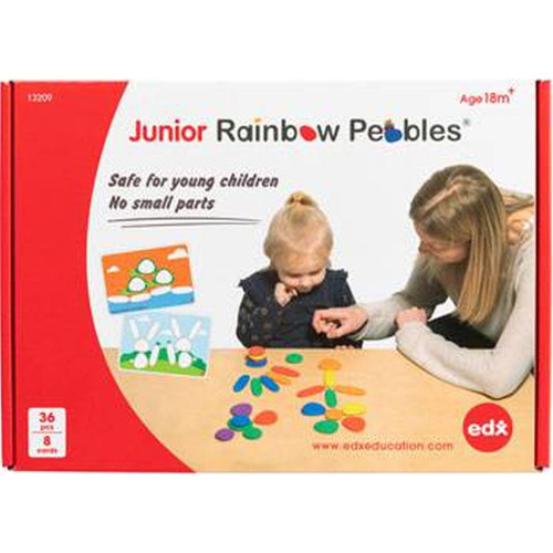 Junior Rainbow Pebbles Set (with cards)