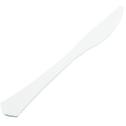 White Heavy Duty Knife 186mm Pack of 40