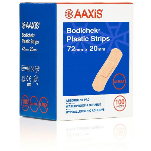 Bodichek Plastic Strips 72mm x 20mm Pack of 100