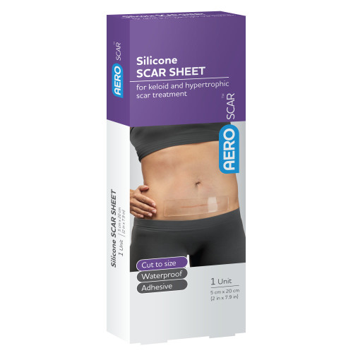 AeroScar Silicone Scar Sheet 5 cm x 20 cm