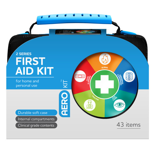 AEROKIT 2 Series First Aid Kit Softpack, Black