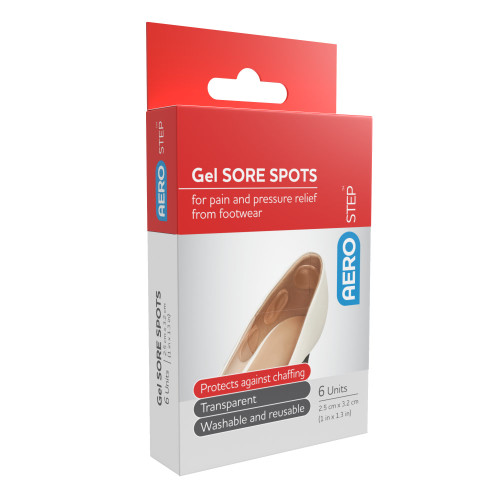 AeroStep Gel Sore Spots, Pack of 6