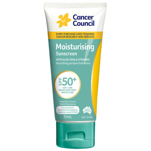 CANCER COUNCIL SPF50+ Moisturising Sunscreen Tube 35mL