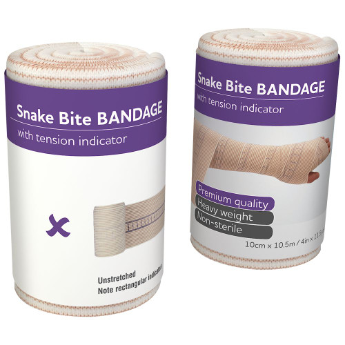 AEROFORM Snake Bite Bandage with Indicator 10cm x 10.5M Roll (Each)