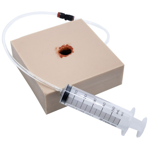 TRAUMASIM Gunshot Haemostatic Clotting Trainer (Square)