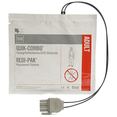 LIFEPAK Quik-Combo Redi-Pak Electrodes - Adult (for LP1000, LP12, LP15 & LP20E) 11996-000017