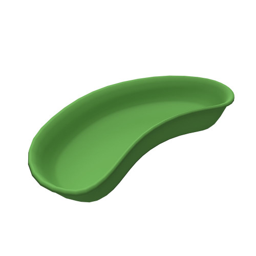 Disposable Green Plastic Kidney Dish 700mL (230mm)