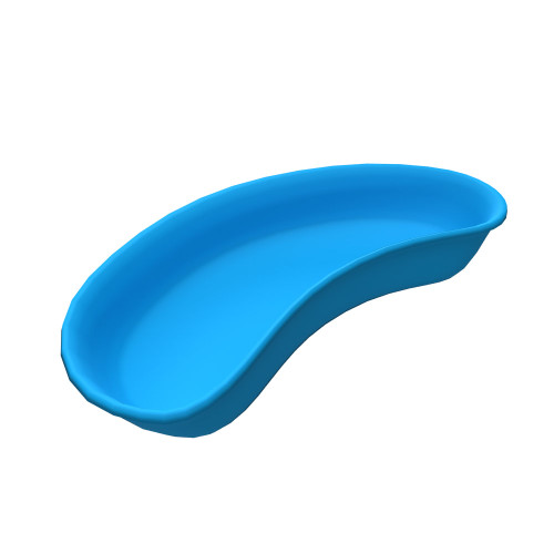 Disposable Blue Plastic Kidney Dish 700mL (230mm)