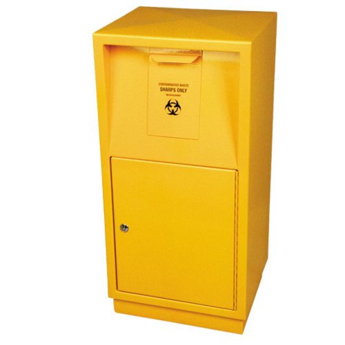 AEROHAZARD Steel Sharps Disposal Safe 23L (includes 2 x SD23000)