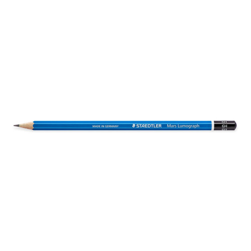 Staedtler 100 Mars Lumograph Pencils - 6H, Each