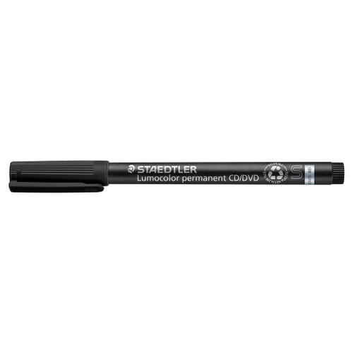 Staedtler 310 Lumocolor Black CD/DVD Marking Pen - Black, Each