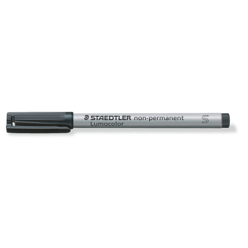 Staedtler 311 Lumocolor Non-Permanent Superfine Pen - Black, Each