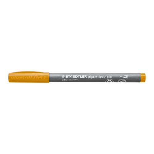 Staedtler 371 Pigment Brush Pen - Golden Ochre, Each