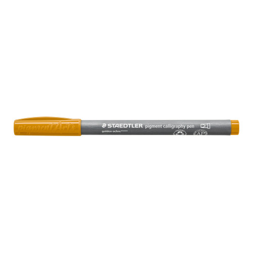Staedtler 375 Pigment Calligraphy Pen - Golden Ochre, Each