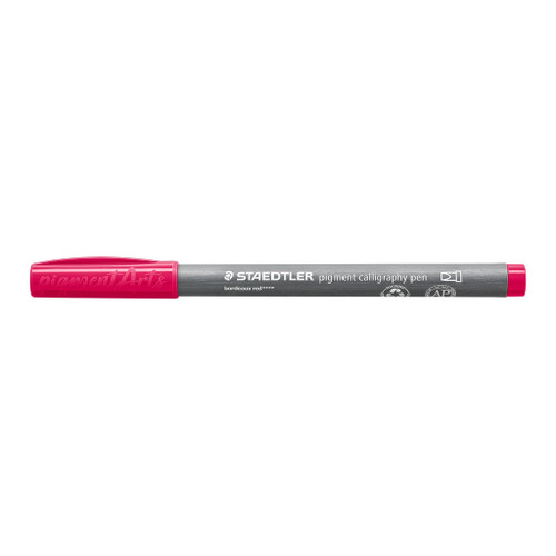 Staedtler 375 Pigment Calligraphy Pen - Bordeaux Red, Each