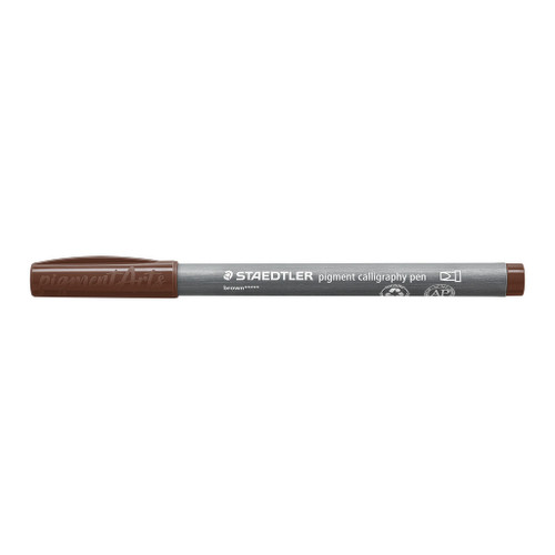 Staedtler 375 Pigment Calligraphy Pen - Brown, Each