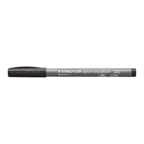 Staedtler 375 Pigment Calligraphy Pen - Light Black, Each